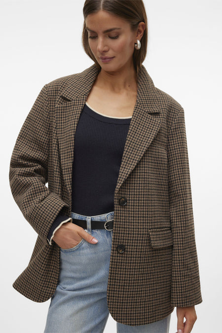 VMJULIE CHECK JACKET BOO