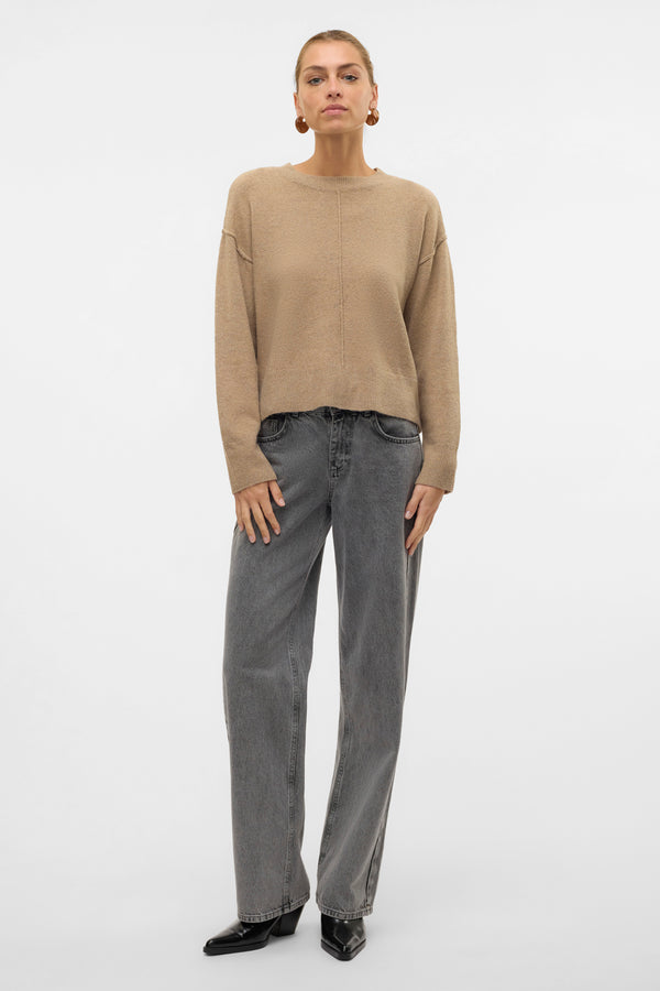 Pull col O Brun - VERO MODA®