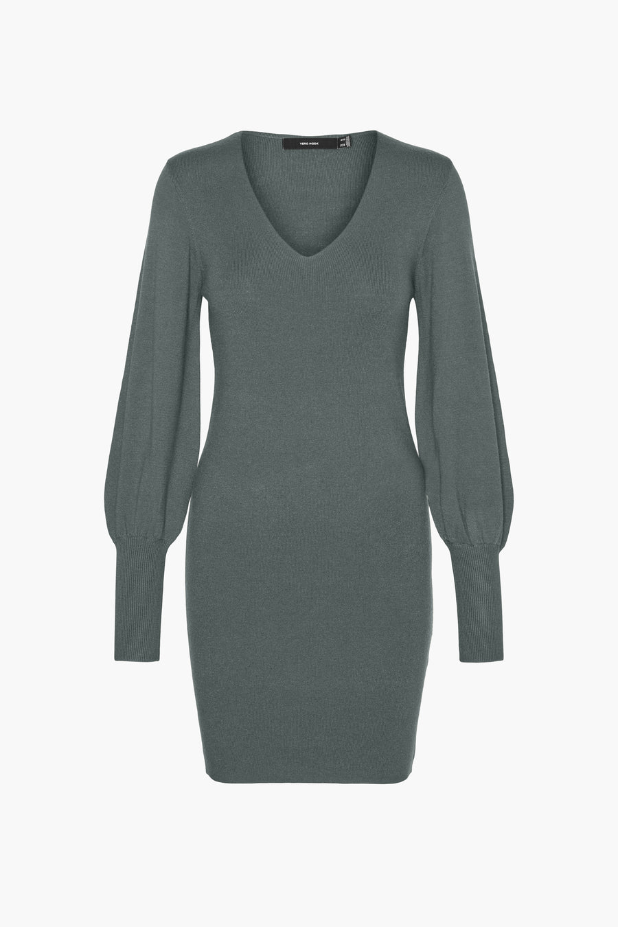 VMHOLLYKARISPUFF LS V-NECK DRESS GA BOO - VERO MODA®