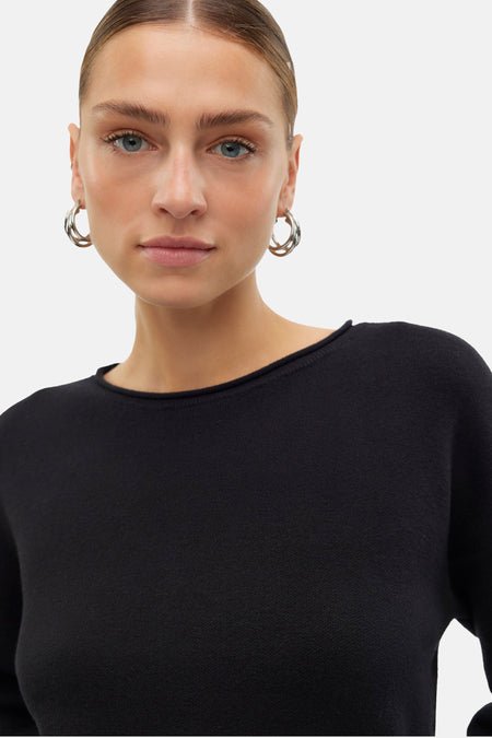 VMSABA ROLL LS O-NECK PULLOVER GA NOOS