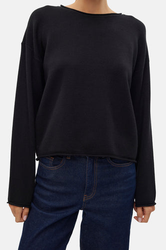 Pull à col rond - noir - VERO MODA®