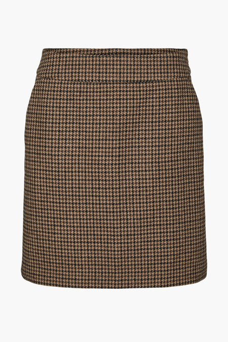 VMJULIE CHECK HW SHORT SKIRT BOO