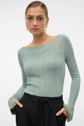 T-shirt à manches longues - vert - VERO MODA®