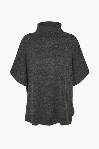 VMMARY ROLLNECK KNIT PONCHO GA
