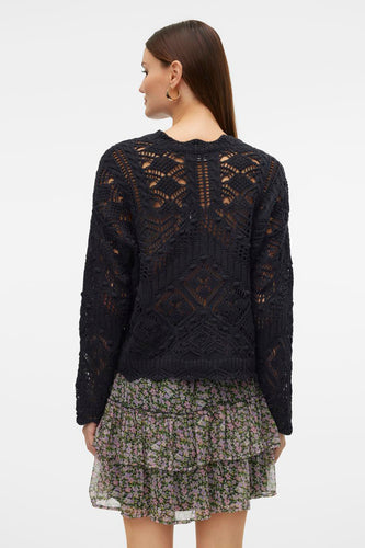 Pull à col rond - noir - VERO MODA®