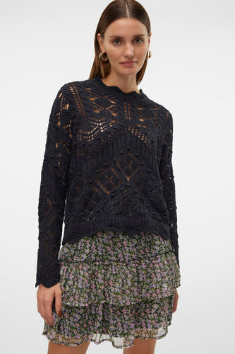 Pull à col rond - noir - VERO MODA®
