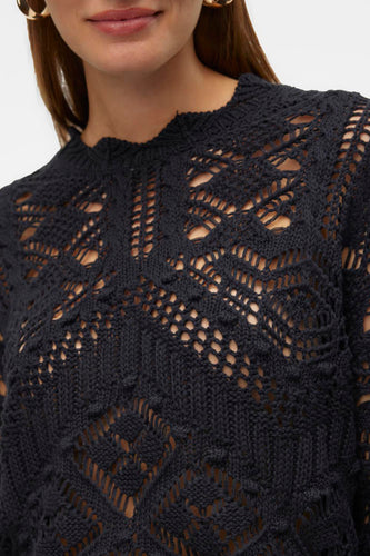 Pull à col rond - noir - VERO MODA®