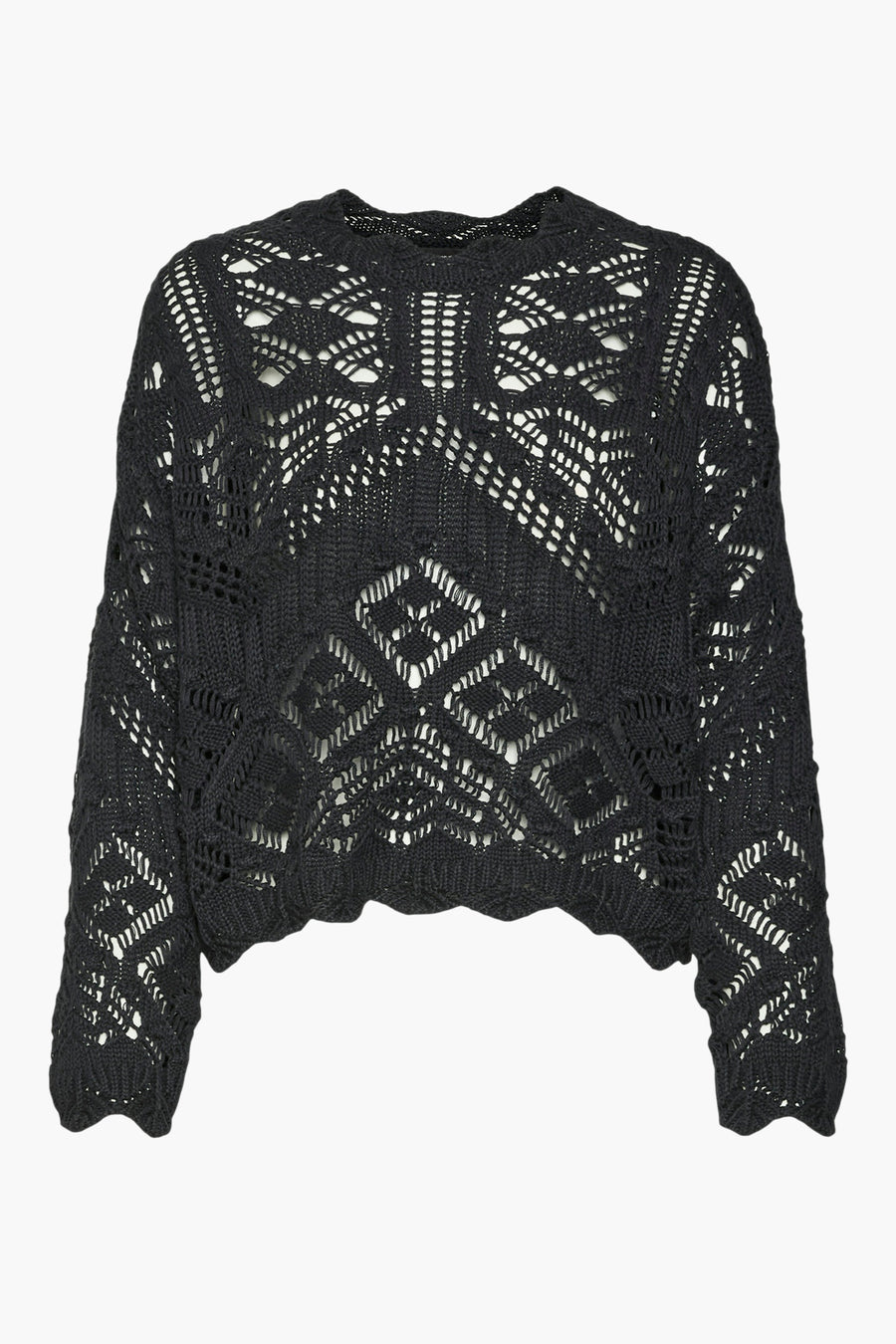 Pull à col rond - noir - VERO MODA®