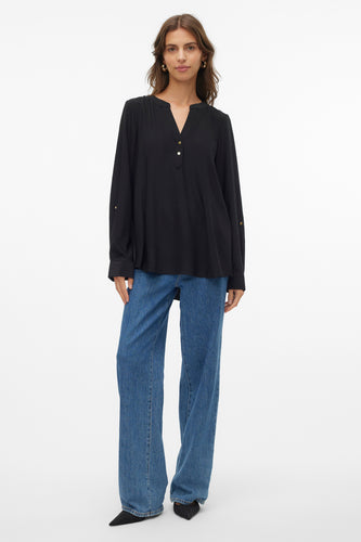 Chemise à manches longues - noir - VERO MODA® - 6