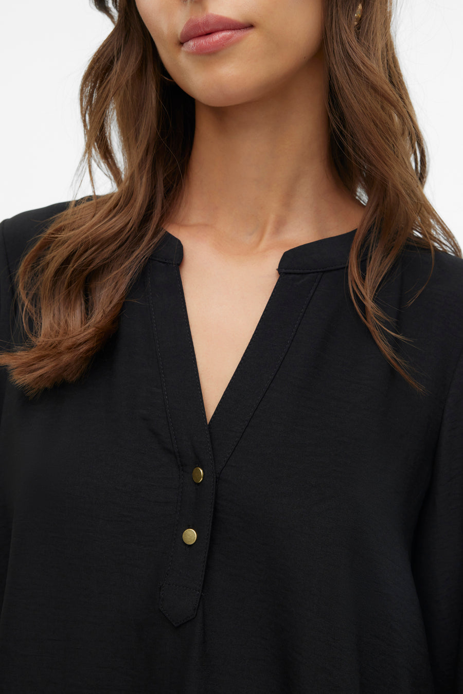 Chemise à manches longues - noir - VERO MODA® - 5