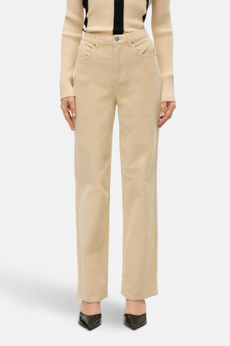 VMTESSA HR WIDE CORDUROY PANTS NOOS