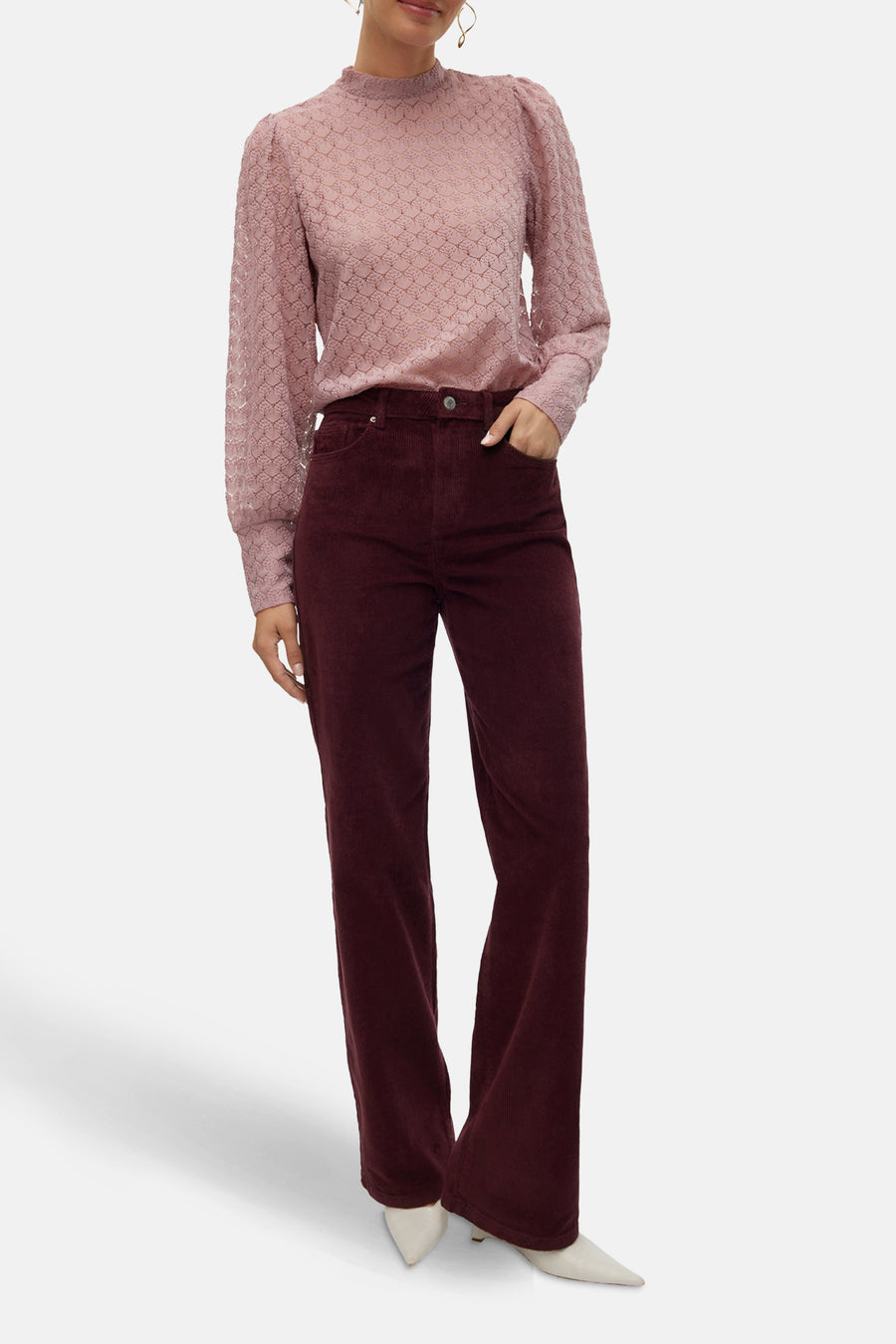 Pantalon - Bordeaux - VERO MODA®