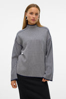VMGOLD LS HIGHNECK PINSTRIPE PULLOVER GA