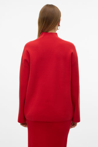 Pull à col roulé - rouge - VERO MODA®