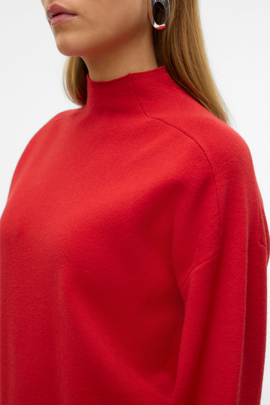 Pull à col roulé - rouge - VERO MODA®