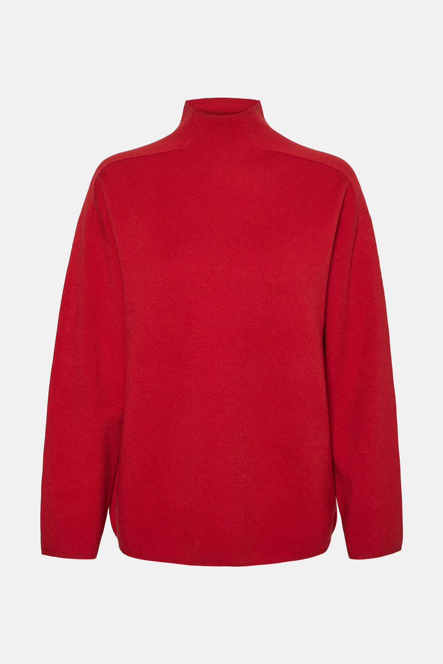 Pull à col roulé - rouge - VERO MODA®