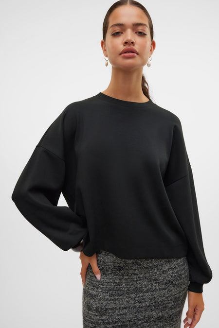 Pull à col rond - Black