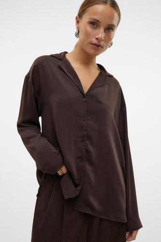 Chemise à manches longues - brun - VERO MODA® - 6