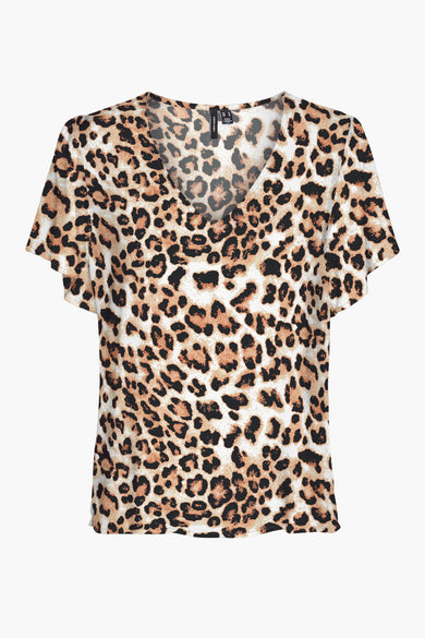VMEASY JOY V-NECK SS BLOUSE WVN GA WM