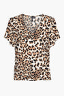VMEASY JOY V-NECK SS BLOUSE WVN GA WM