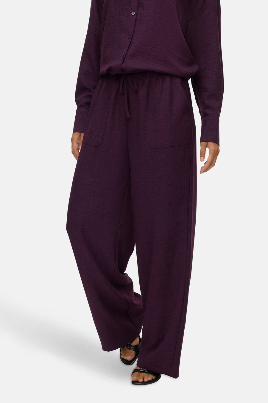 Pantalon coloré - Mauve - VERO MODA®