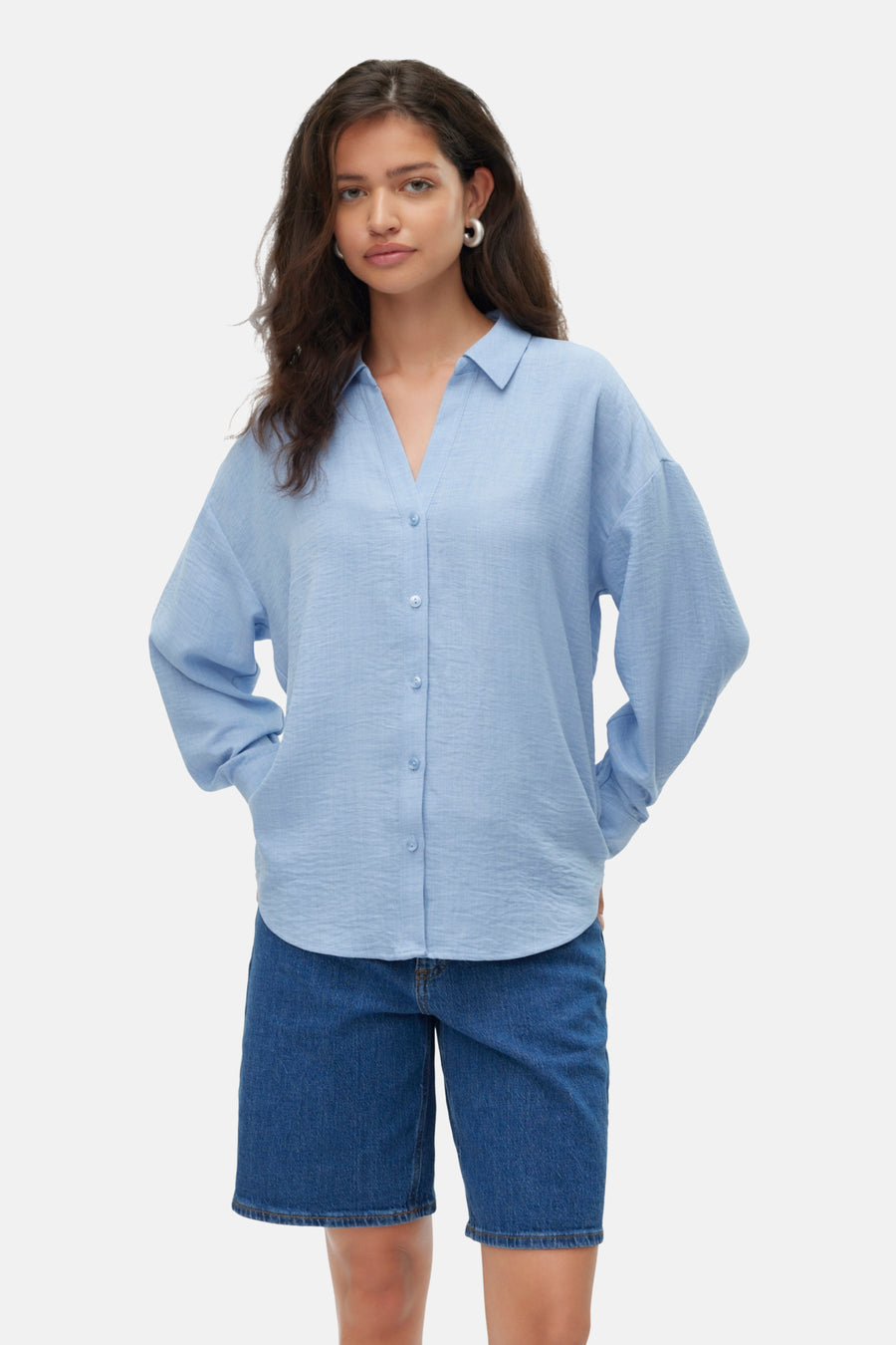 Chemisier (manches longues) bleu - VERO MODA® - VERO MODA® - 1