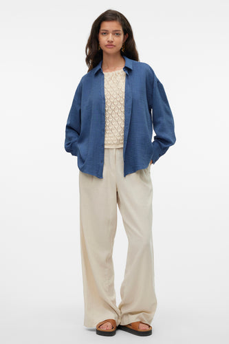 Chemise à manches courtes - bleu - VERO MODA®