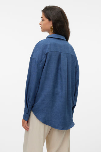 Chemise à manches courtes - bleu - VERO MODA®