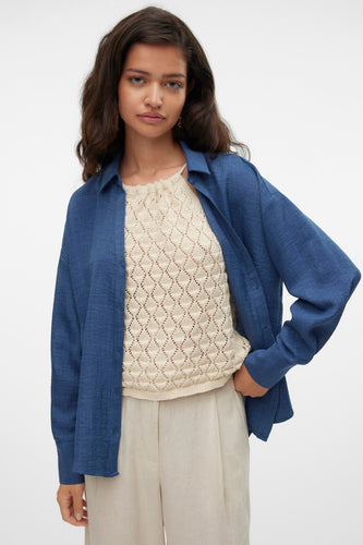 Chemise à manches courtes - bleu - VERO MODA®