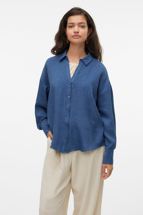 VMMELANEY QUEENY LS SHIRT WVN NOOS