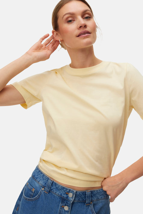 T-shirt à manches courtes - jaune
