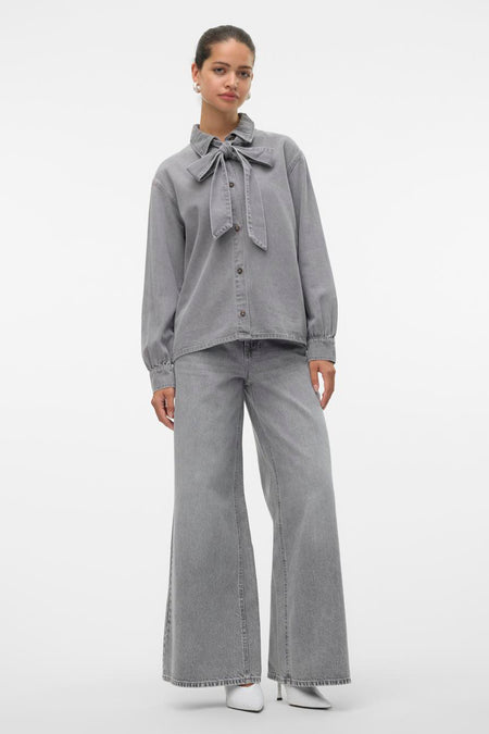 VMPAIGE LS BOW DNM SHIRT GU216