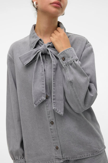 VMPAIGE LS BOW DNM SHIRT GU216