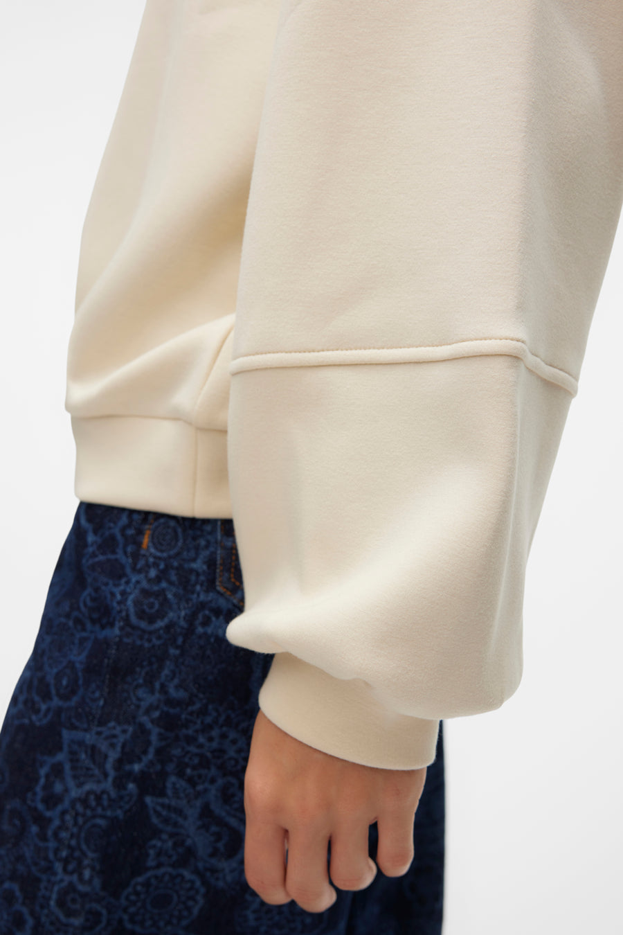 VMROCCA L/S O-NECK SWEAT JRS EXP BTQ GA - VERO MODA®