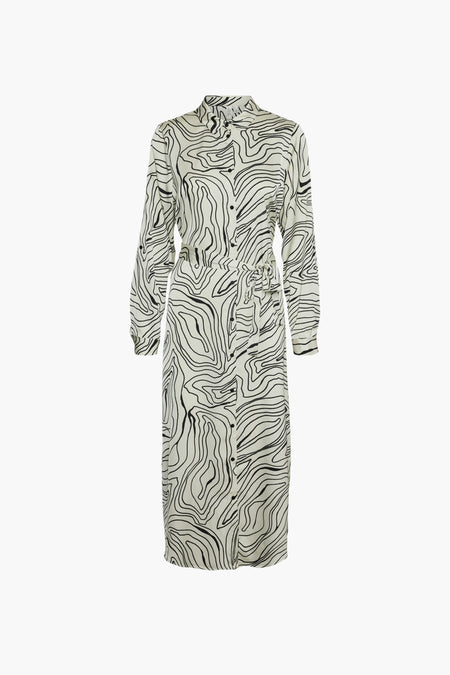 VMROBIN L/S SHIRT 7/8 DRESS W EXP BTQ GA