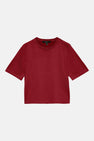 Pull col O - rouge