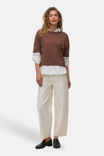 Pull col O - brun