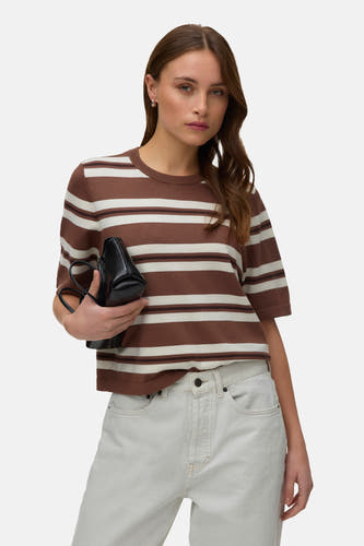 Pull col O - brun