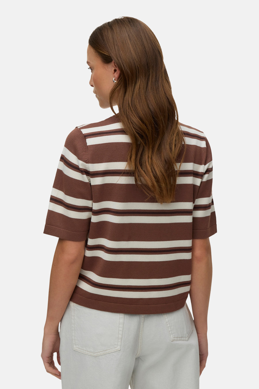 Pull col O - brun