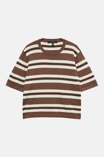 Pull col O - brun