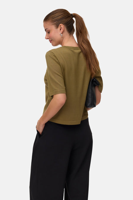 Pull col O - kahki