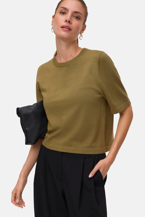 Pull col O - kahki
