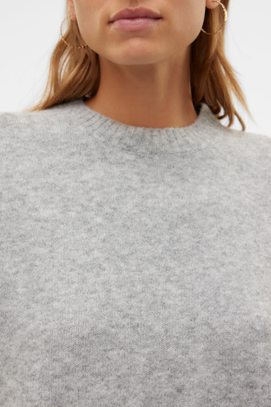 Pull à col rond - gris - VERO MODA®