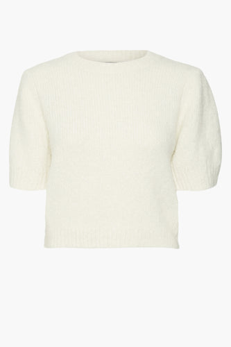 Pull à col rond - écru - VERO MODA®