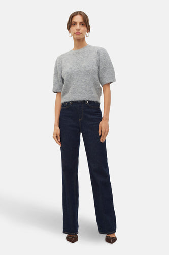 Pull à col rond - gris - VERO MODA®