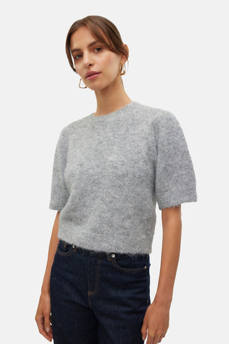 Pull à col rond - gris - VERO MODA®