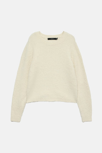 Pull à col rond - écru - VERO MODA®