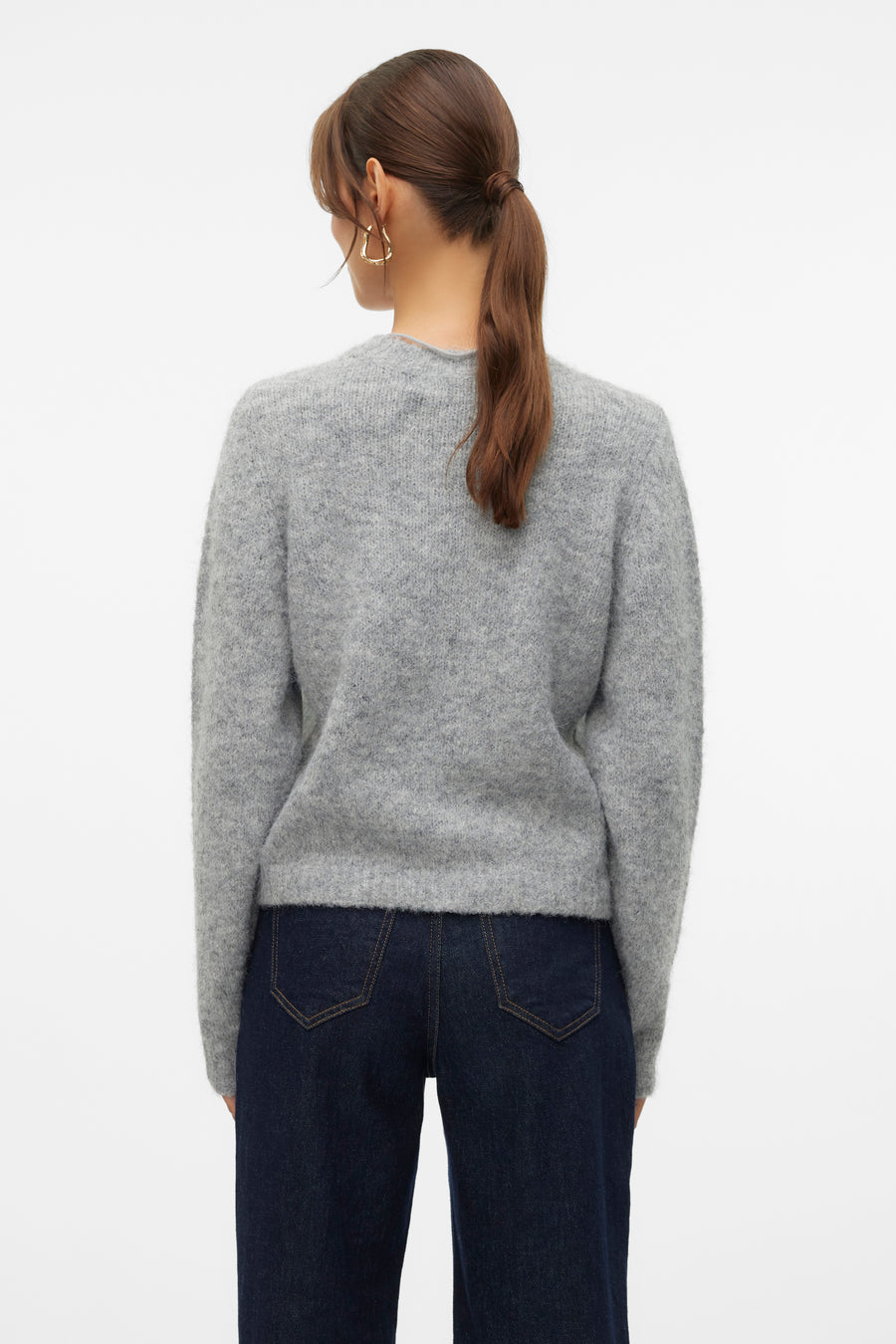 Pull à col rond - gris - VERO MODA®