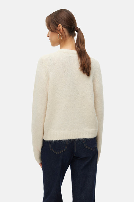 VMNOVAH LS O-NECK BUTTON CARDI GA NOOS