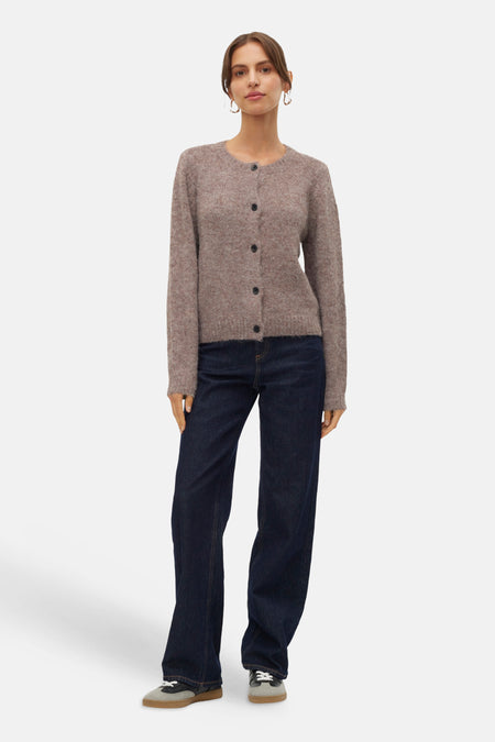 Cardigan - Brown Lentil